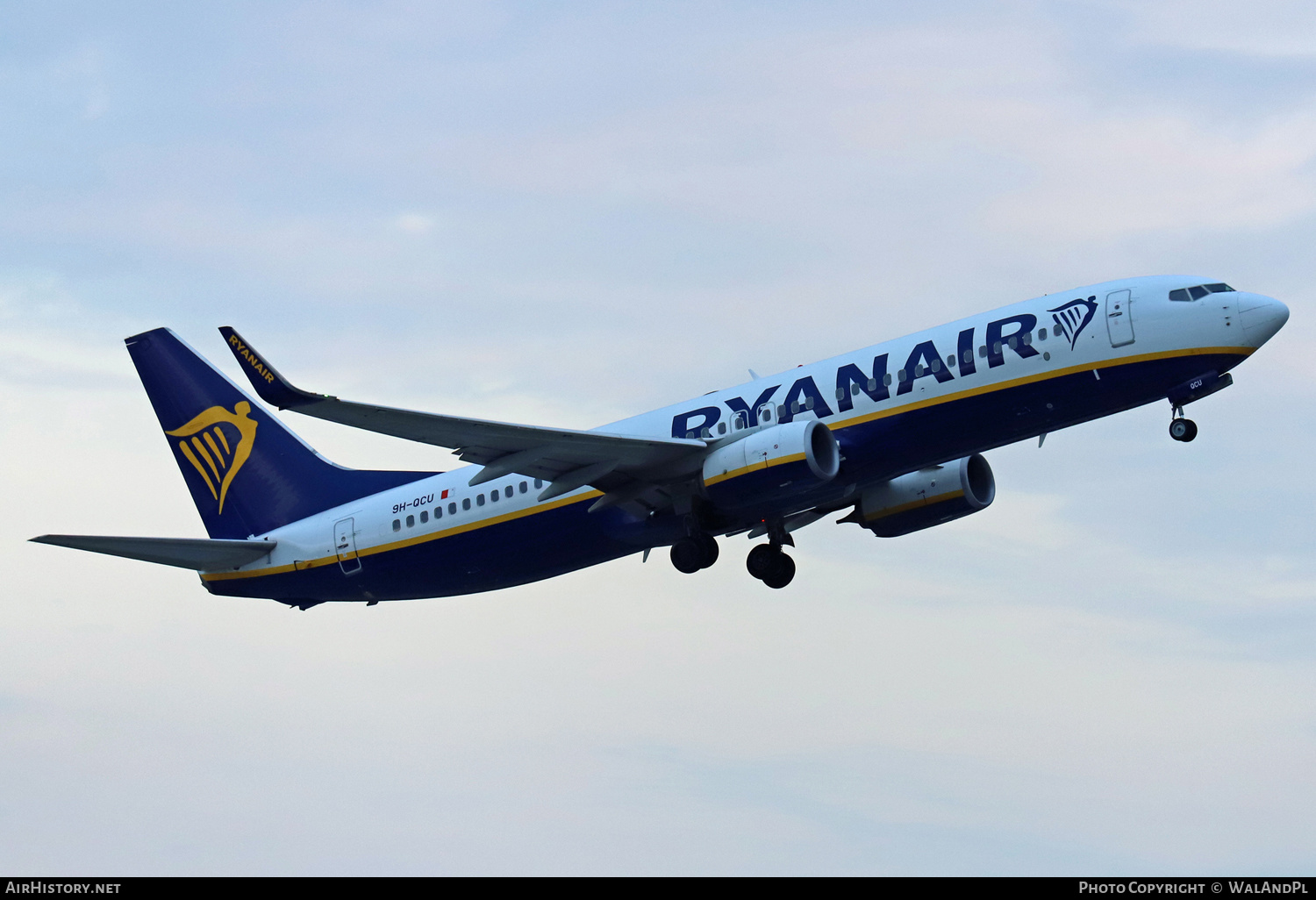 Aircraft Photo of 9H-QCU | Boeing 737-8AS | Ryanair | AirHistory.net #433456