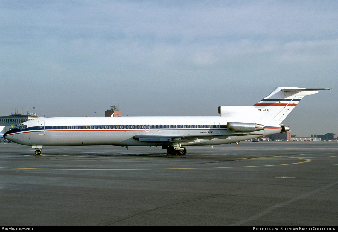 Aircraft Photo of YU-AKD / 74302 | Boeing 727-2L8/Adv | Yugoslavia Government | AirHistory.net #433461