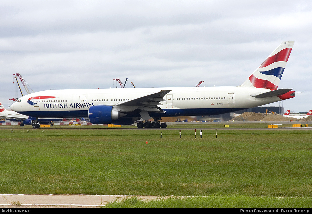 Aircraft Photo of G-VIIK | Boeing 777-236/ER | British Airways | AirHistory.net #433463
