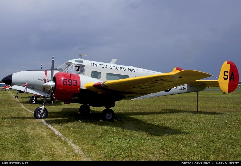Aircraft Photo of N372PS | Beech H18/Tri-Gear | USA - Navy | AirHistory.net #433472