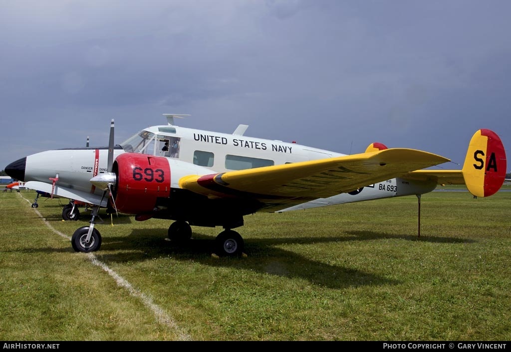 Aircraft Photo of N372PS | Beech H18 Tri-Gear | USA - Navy | AirHistory.net #433472