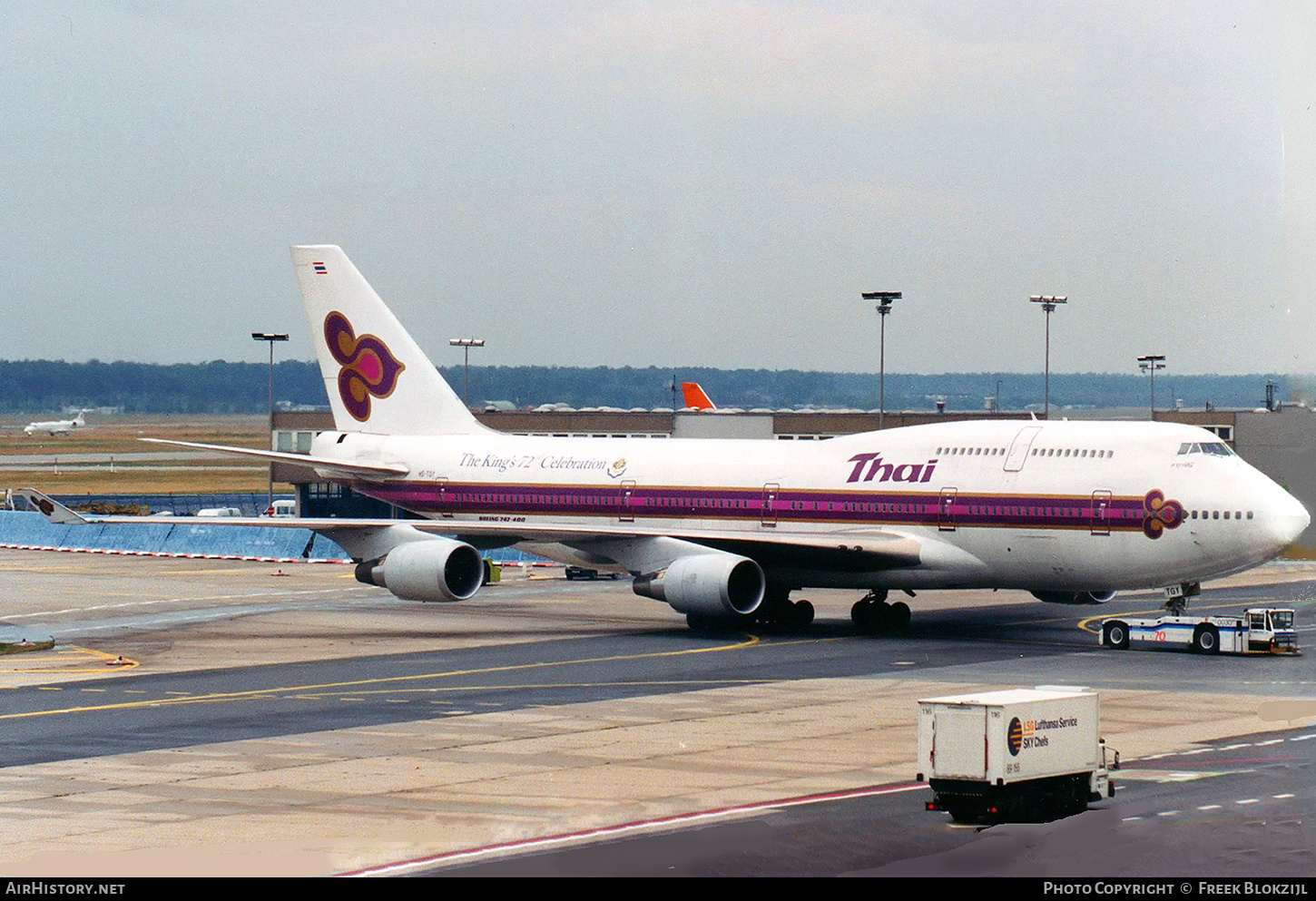 Aircraft Photo of HS-TGY | Boeing 747-4D7 | Thai Airways International | AirHistory.net #433486