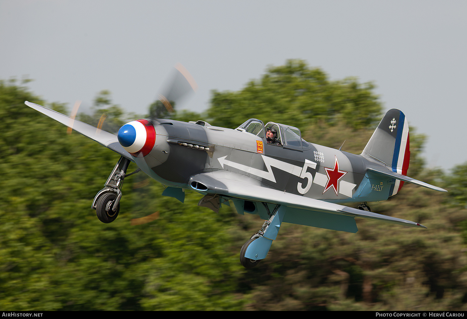 Aircraft Photo of F-AZLY / 5 white | Yakovlev Yak-3UA | Soviet Union - Air Force | AirHistory.net #433494