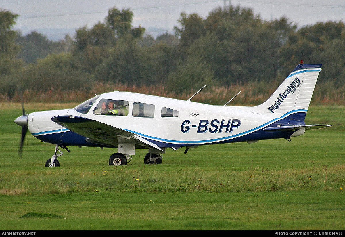 Aircraft Photo of G-BSHP | Piper PA-28-161 Warrior II | Flight Academy Barton | AirHistory.net #433504