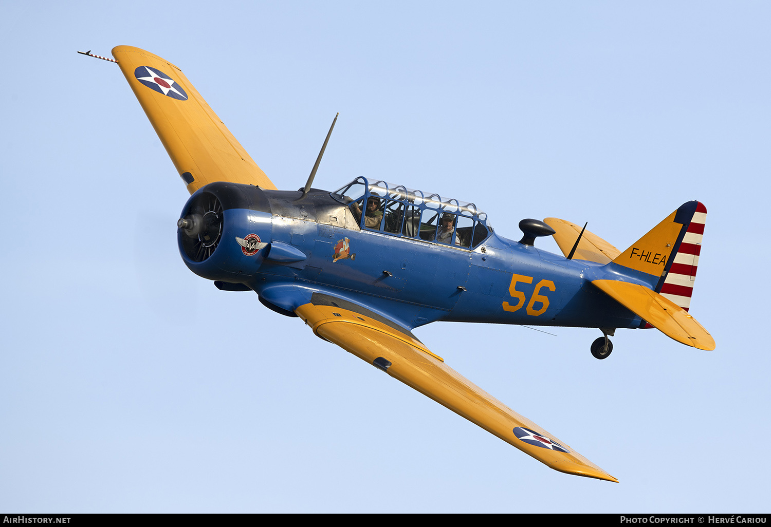 Aircraft Photo of F-HLEA / 49-3056 | North American T-6G Texan | AVA - Aero Vintage Academy | USA - Air Force | AirHistory.net #433520