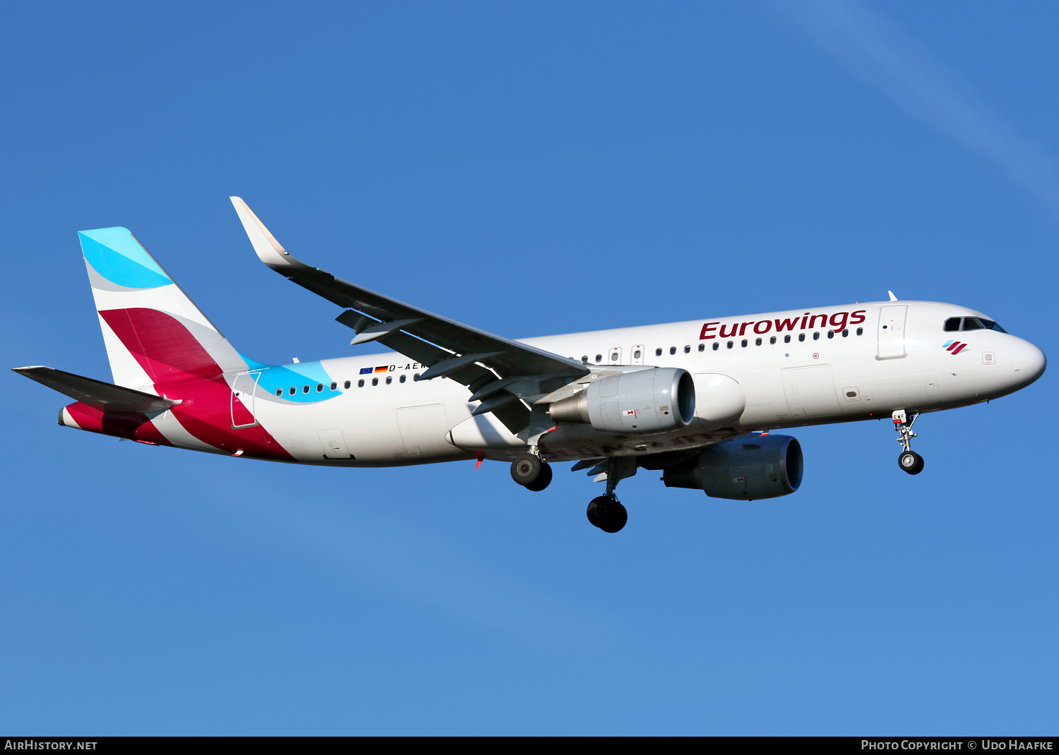 Aircraft Photo of D-AEWF | Airbus A320-214 | Eurowings | AirHistory.net #433576