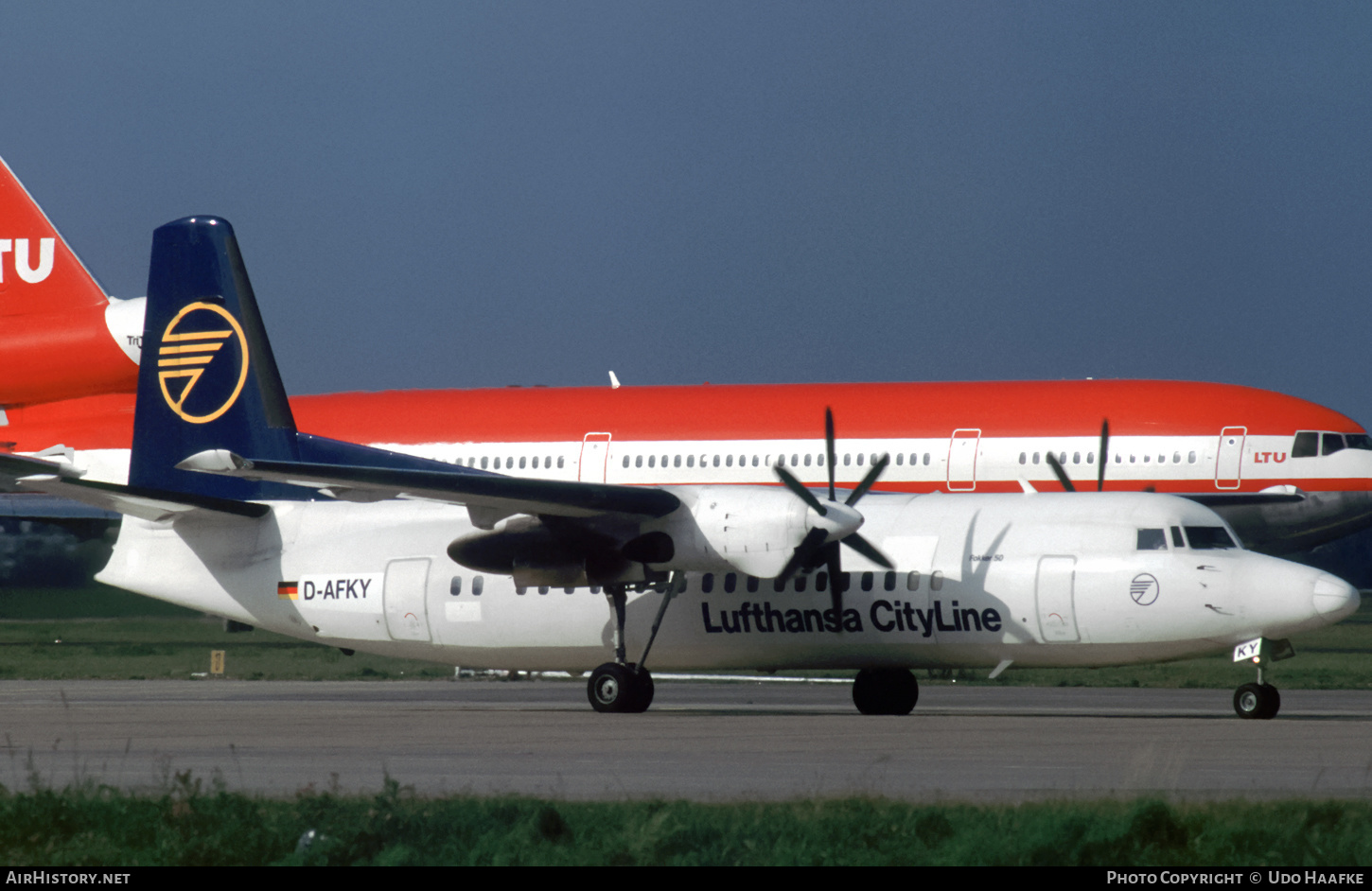 Aircraft Photo of D-AFKY | Fokker 50 | Lufthansa CityLine | AirHistory.net #433580