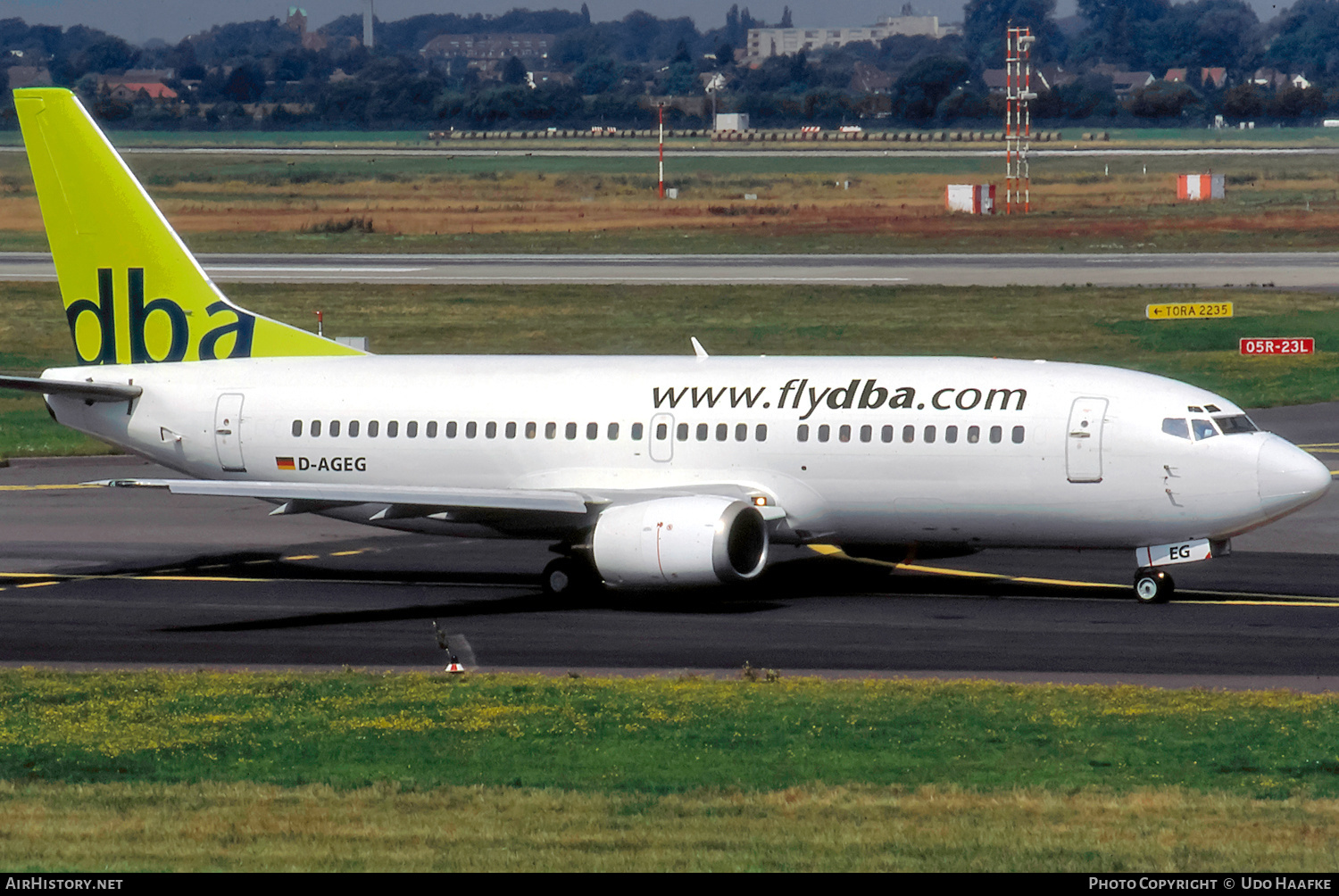 Aircraft Photo of D-AGEG | Boeing 737-35B | DBA - Deutsche BA | AirHistory.net #433590