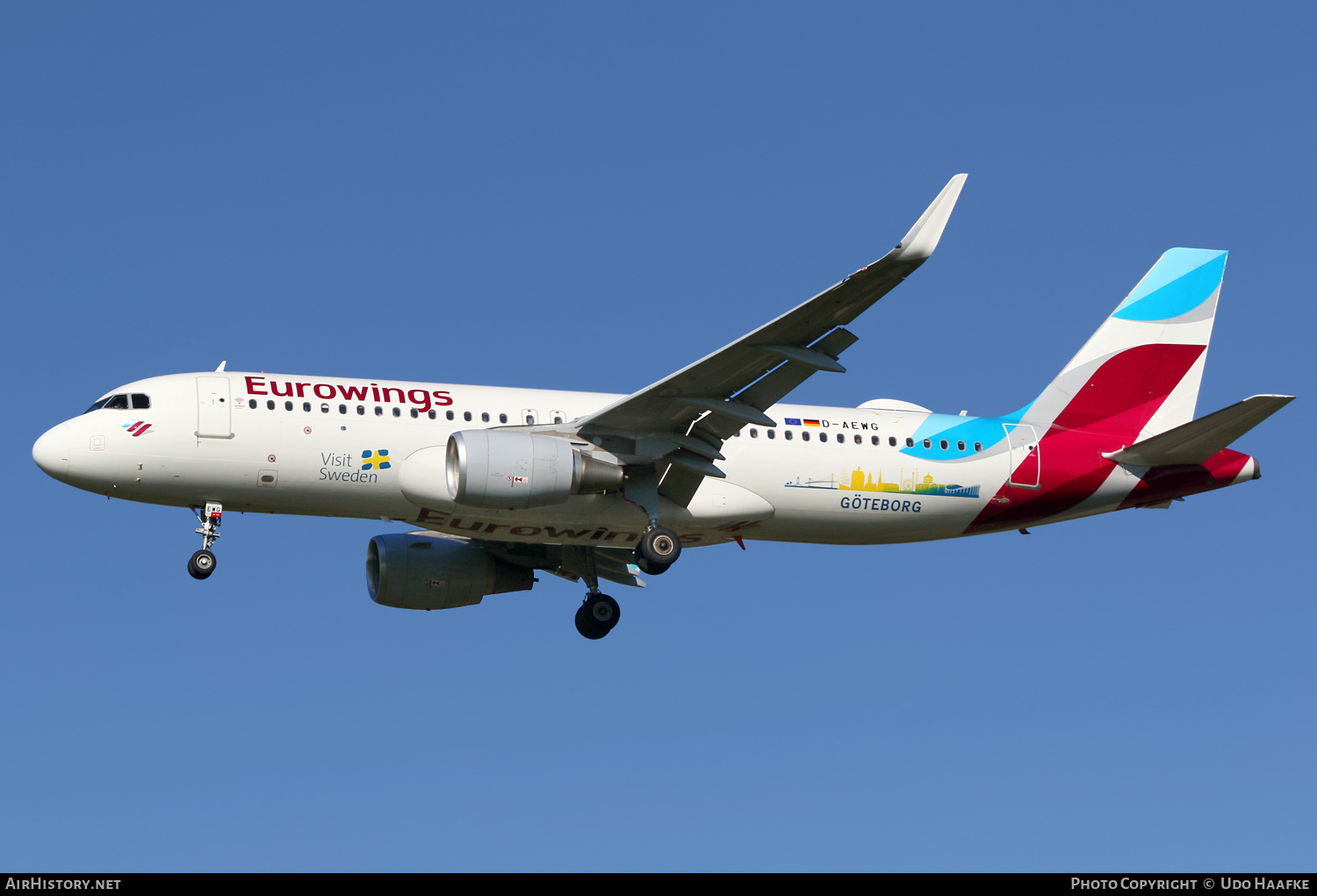 Aircraft Photo of D-AEWG | Airbus A320-214 | Eurowings | AirHistory.net #433594