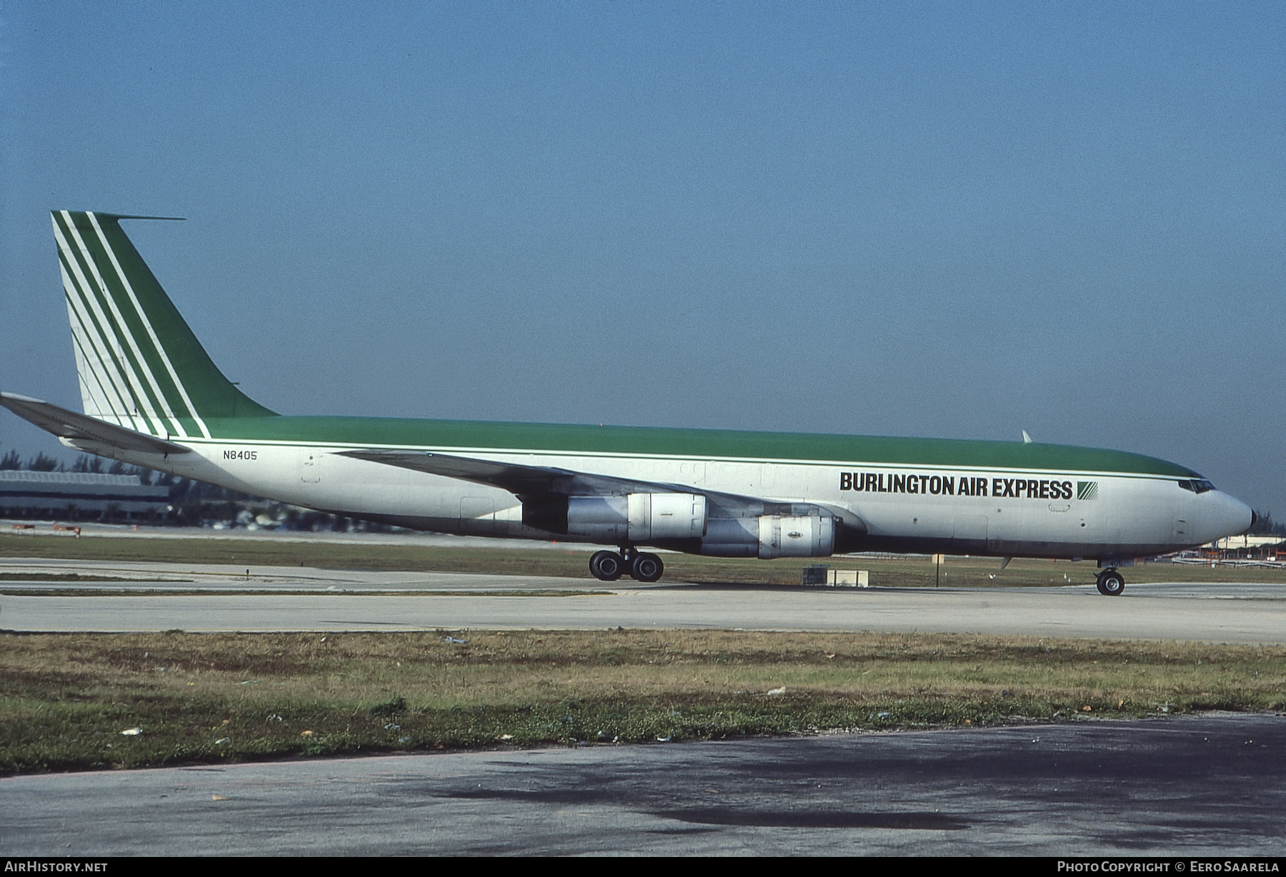 Aircraft Photo of N8405 | Boeing 707-323C | Burlington Air Express | AirHistory.net #433647