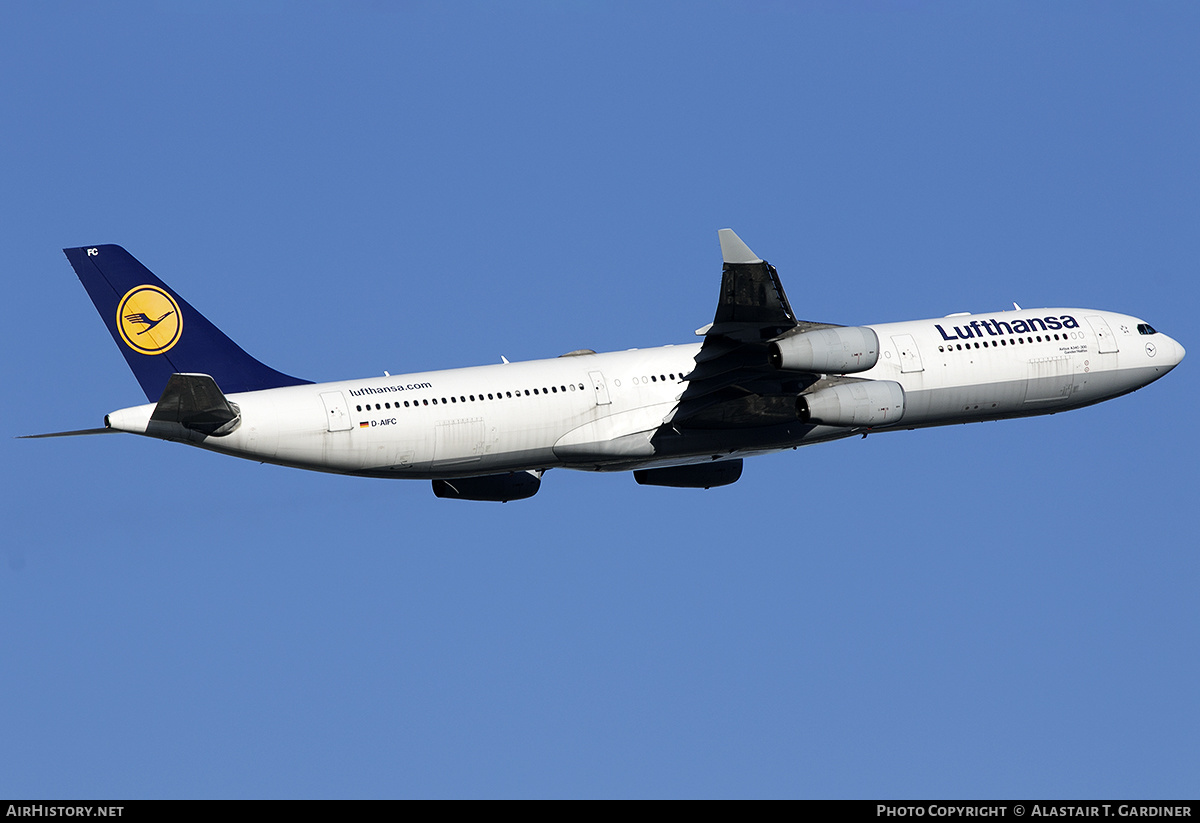 Aircraft Photo of D-AIFC | Airbus A340-313X | Lufthansa | AirHistory.net #433661