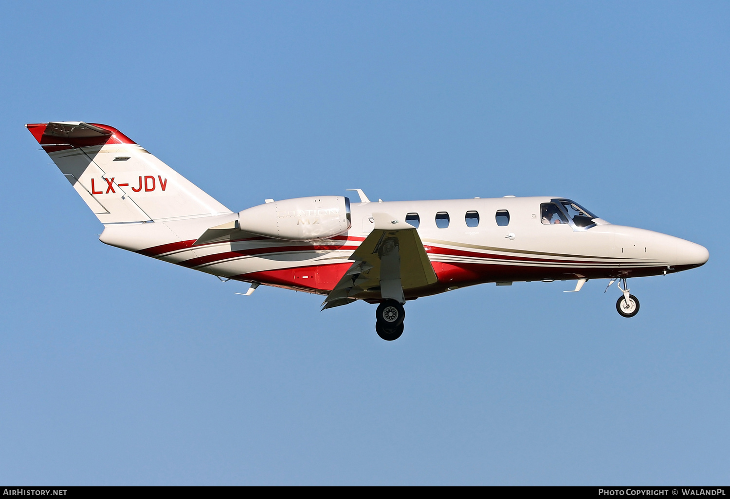 Aircraft Photo of LX-JDV | Cessna 525 CitationJet M2 | AirHistory.net #433710