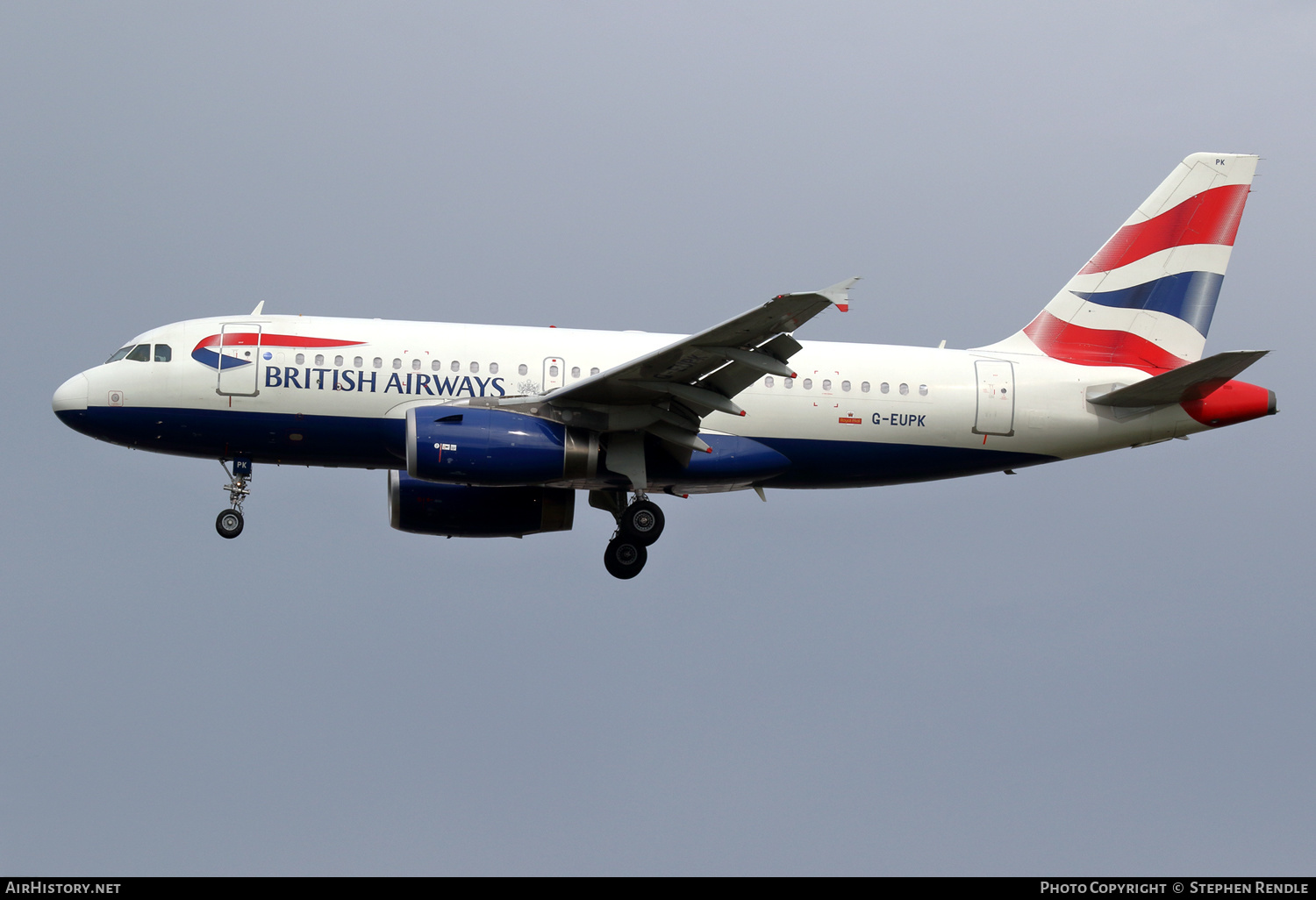 Aircraft Photo of G-EUPK | Airbus A319-131 | British Airways | AirHistory.net #433731