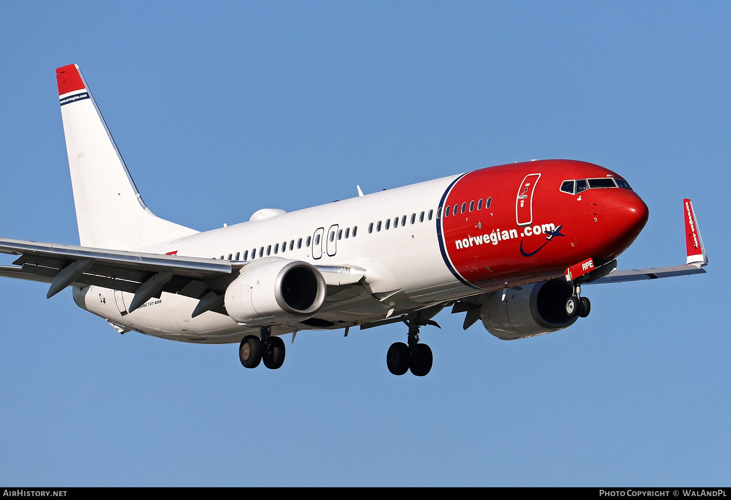 Aircraft Photo of SE-RPE | Boeing 737-8JP | Norwegian | AirHistory.net #433741