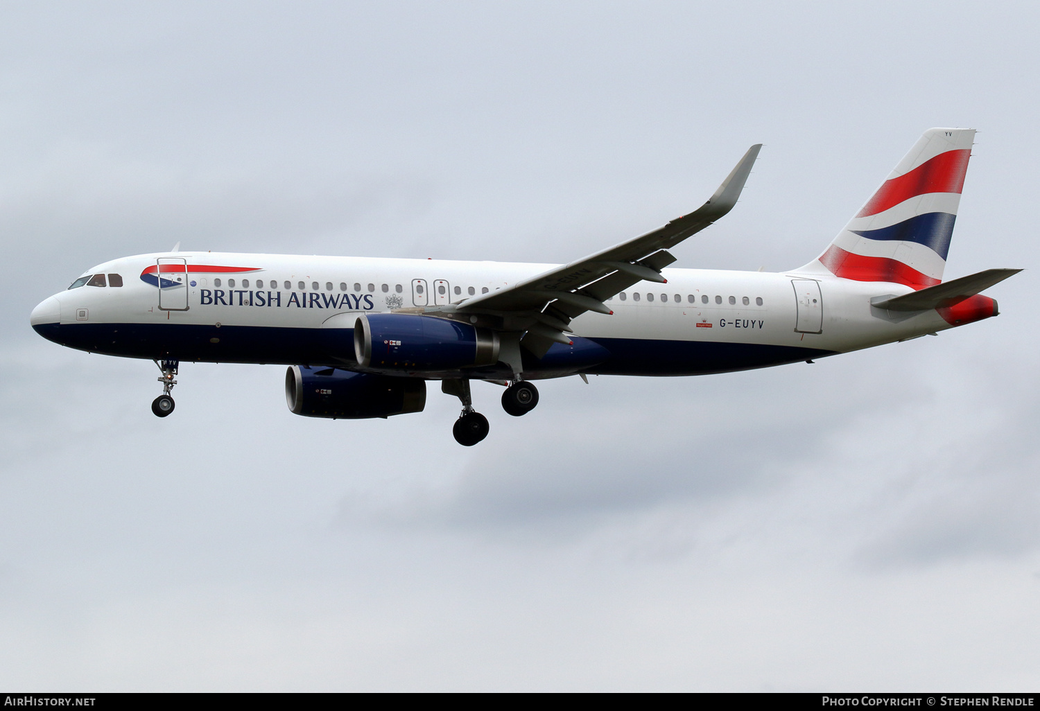 Aircraft Photo of G-EUYV | Airbus A320-232 | British Airways | AirHistory.net #433742