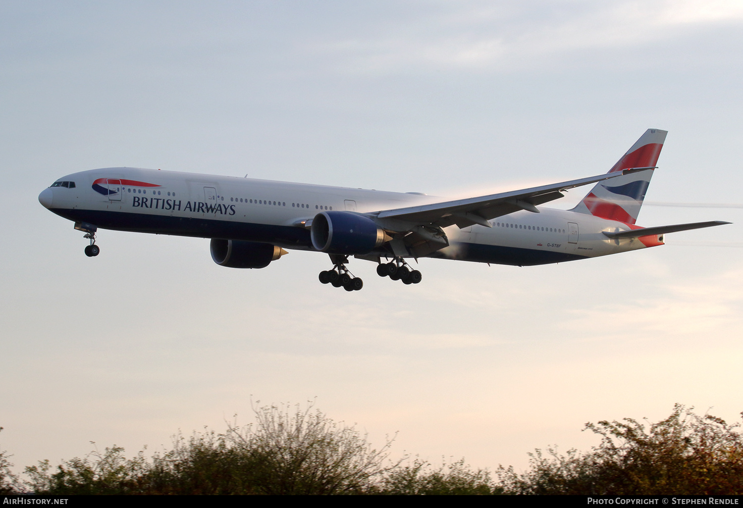 Aircraft Photo of G-STBF | Boeing 777-336/ER | British Airways | AirHistory.net #433746
