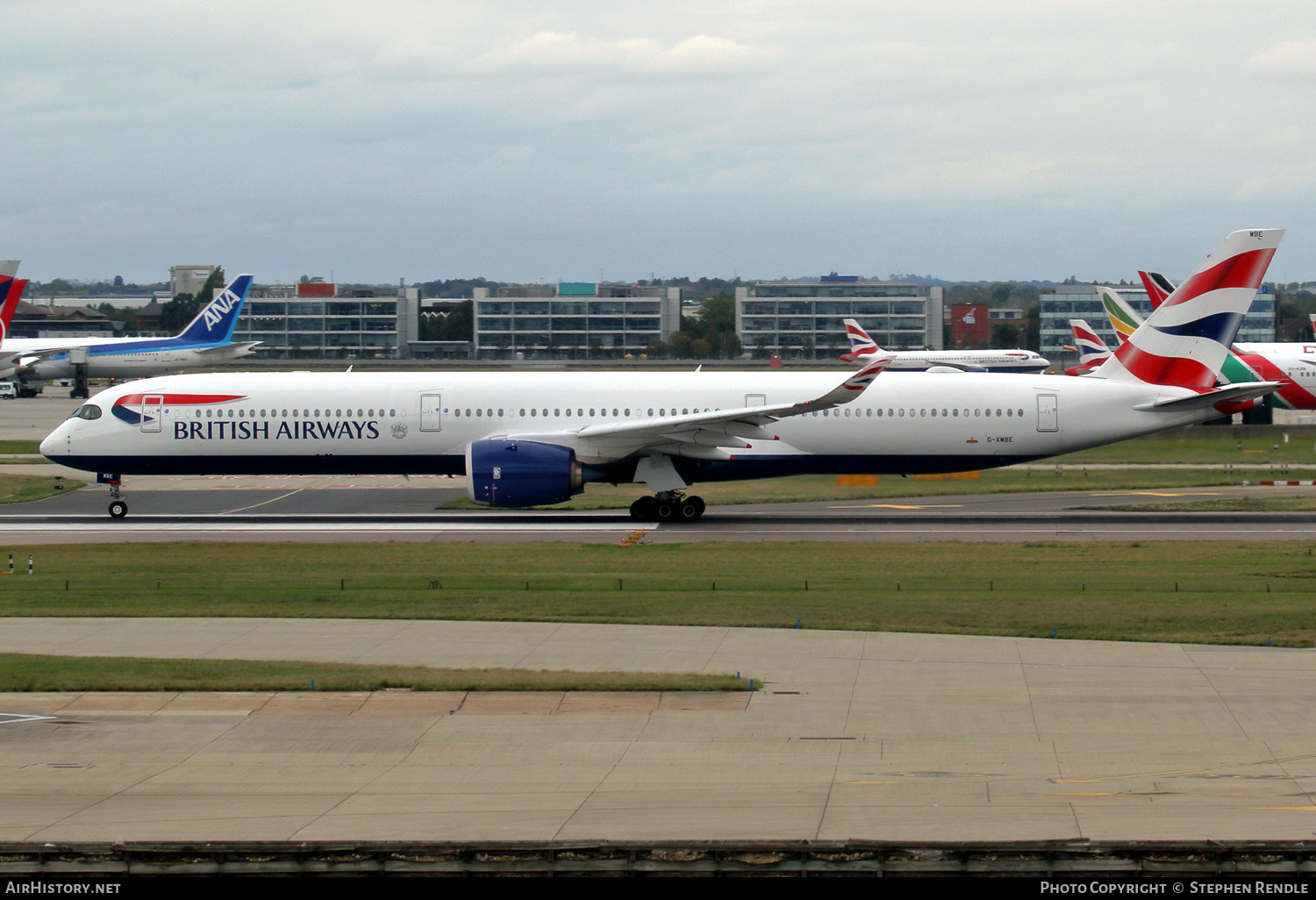 Aircraft Photo of G-XWBE | Airbus A350-1041 | British Airways | AirHistory.net #433769