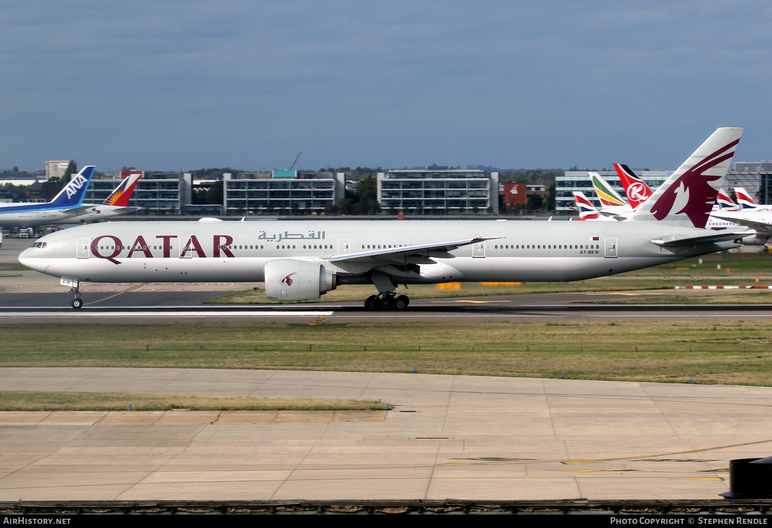 Aircraft Photo of A7-BEW | Boeing 777-300/ER | Qatar Airways | AirHistory.net #433772