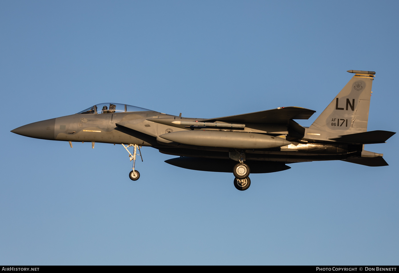 Aircraft Photo of 86-0171 / AF86-171 | McDonnell Douglas F-15C Eagle | USA - Air Force | AirHistory.net #433774
