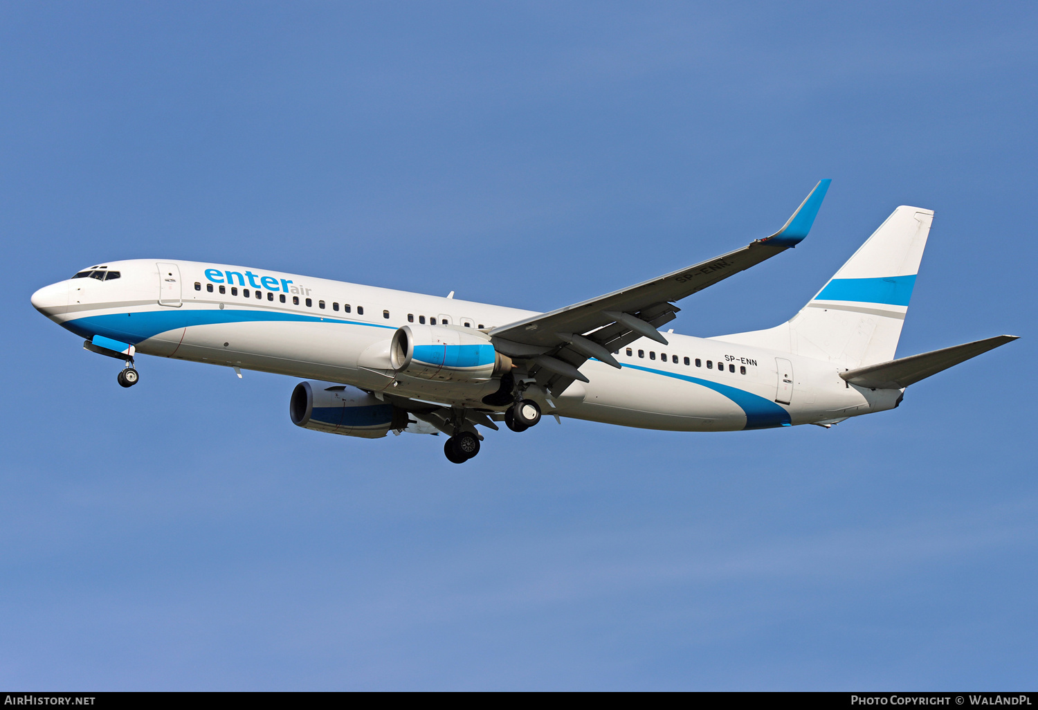 Aircraft Photo of SP-ENN | Boeing 737-8CX | Enter Air | AirHistory.net #433777