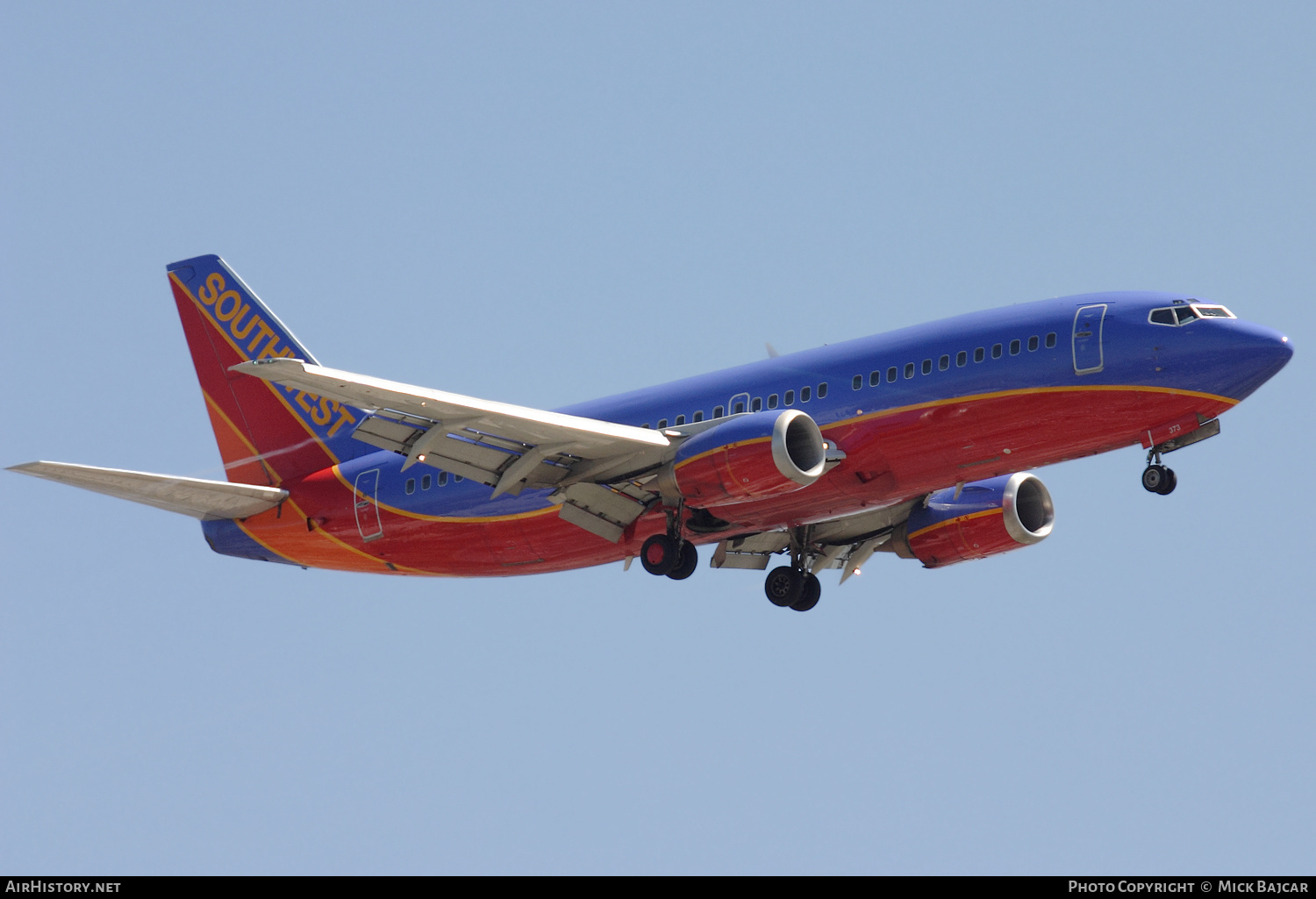 Aircraft Photo of N373SW | Boeing 737-3H4 | Southwest Airlines | AirHistory.net #433817