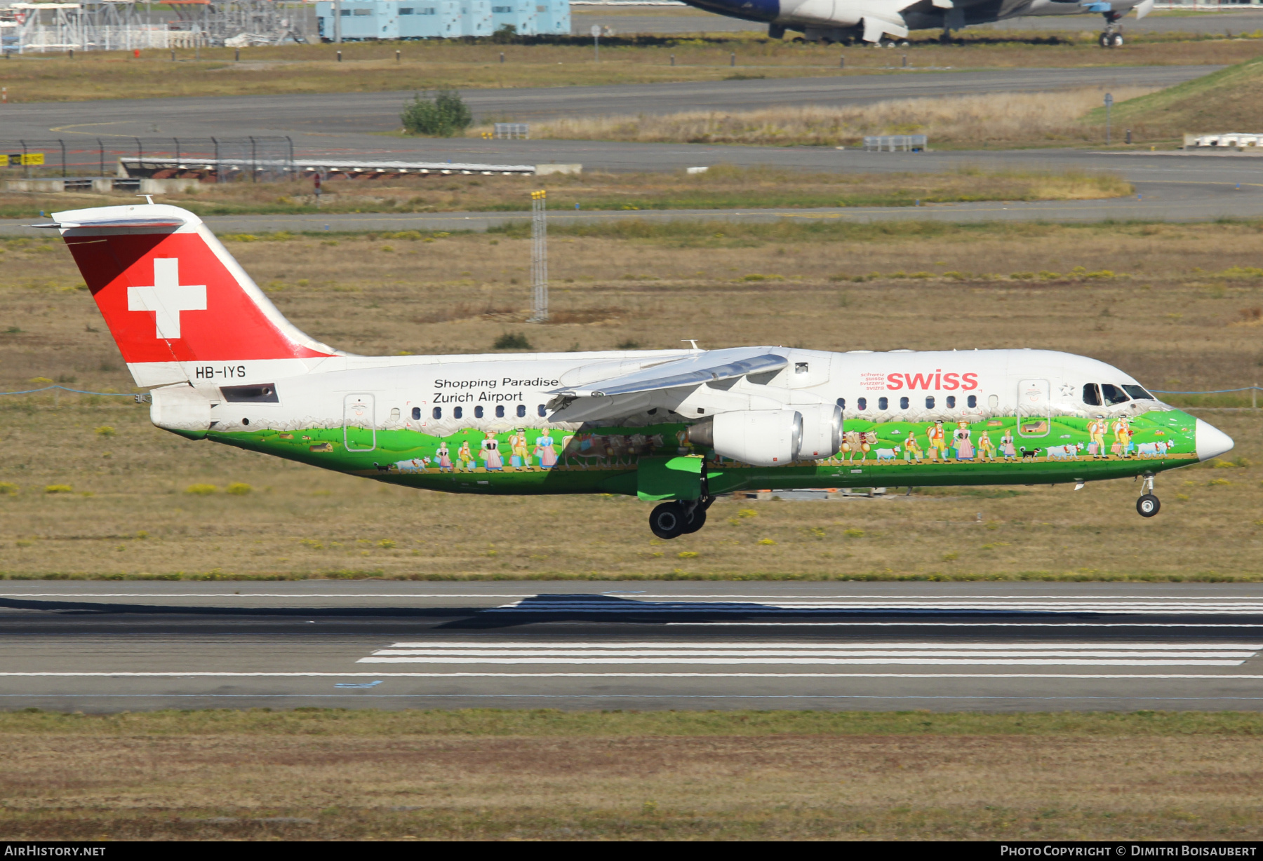 Aircraft Photo of HB-IYS | BAE Systems Avro 146-RJ100 | Swiss International Air Lines | AirHistory.net #433820