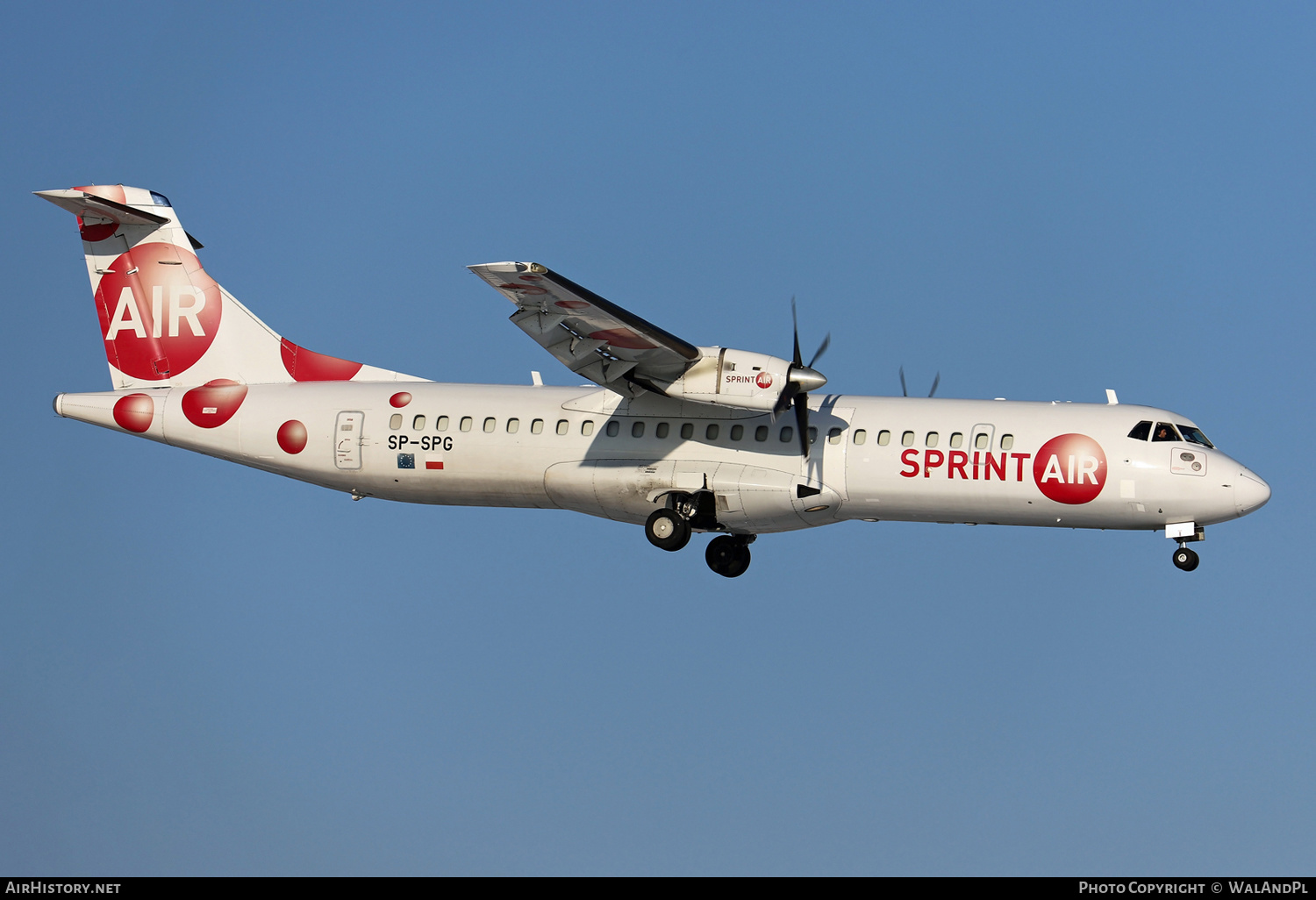 Aircraft Photo of SP-SPG | ATR ATR-72-202/F | Sprint Air | AirHistory.net #433862