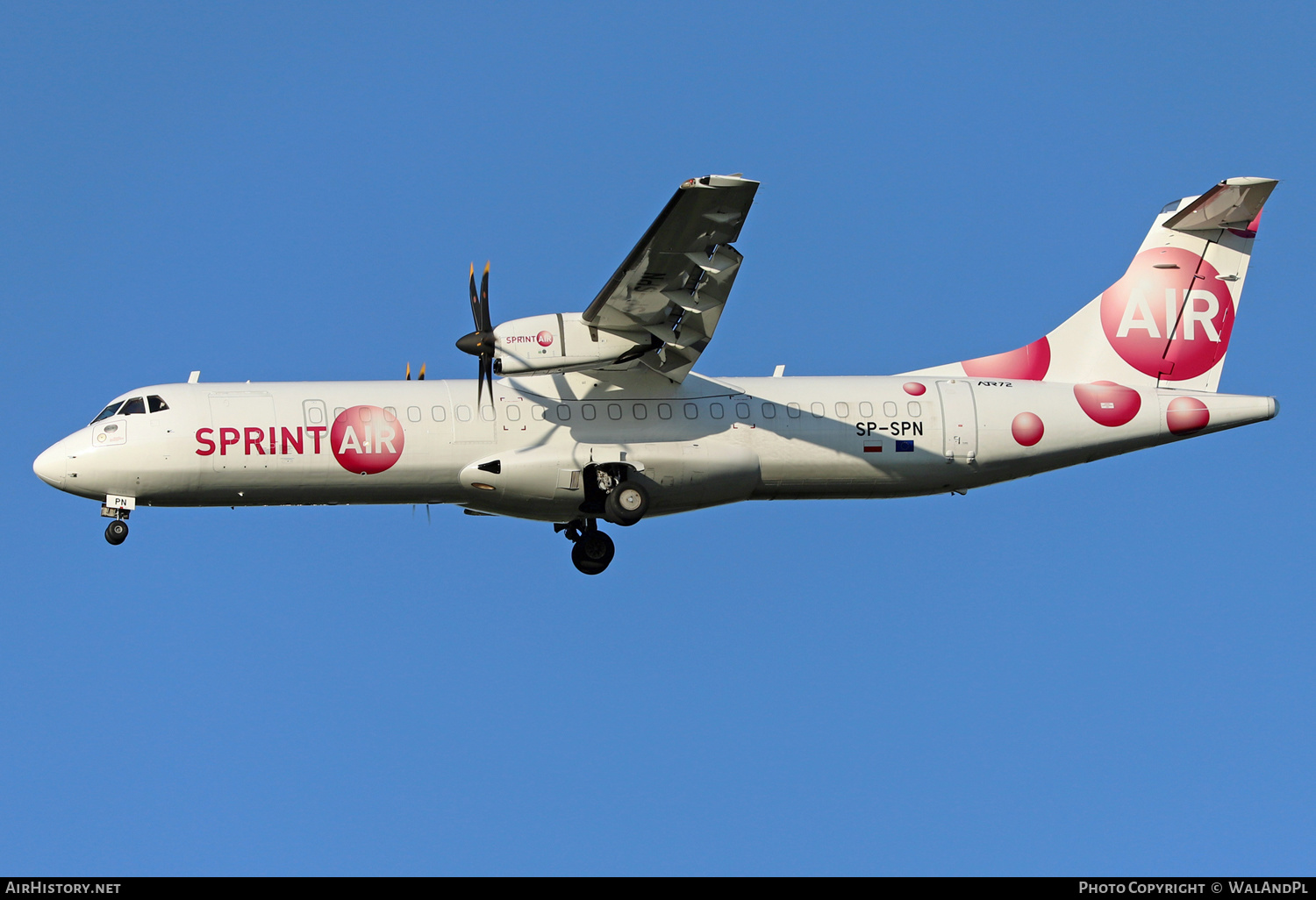 Aircraft Photo of SP-SPN | ATR ATR-72-500/F (ATR-72-212A) | Sprint Air | AirHistory.net #433864