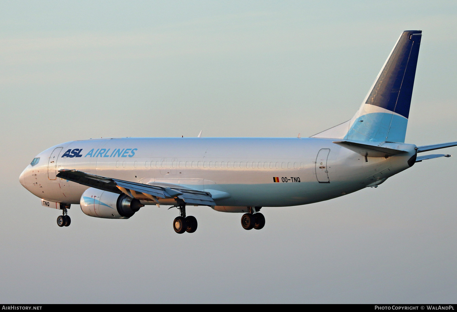 Aircraft Photo of OO-TNQ | Boeing 737-4M0(BDSF) | ASL Airlines | AirHistory.net #433871