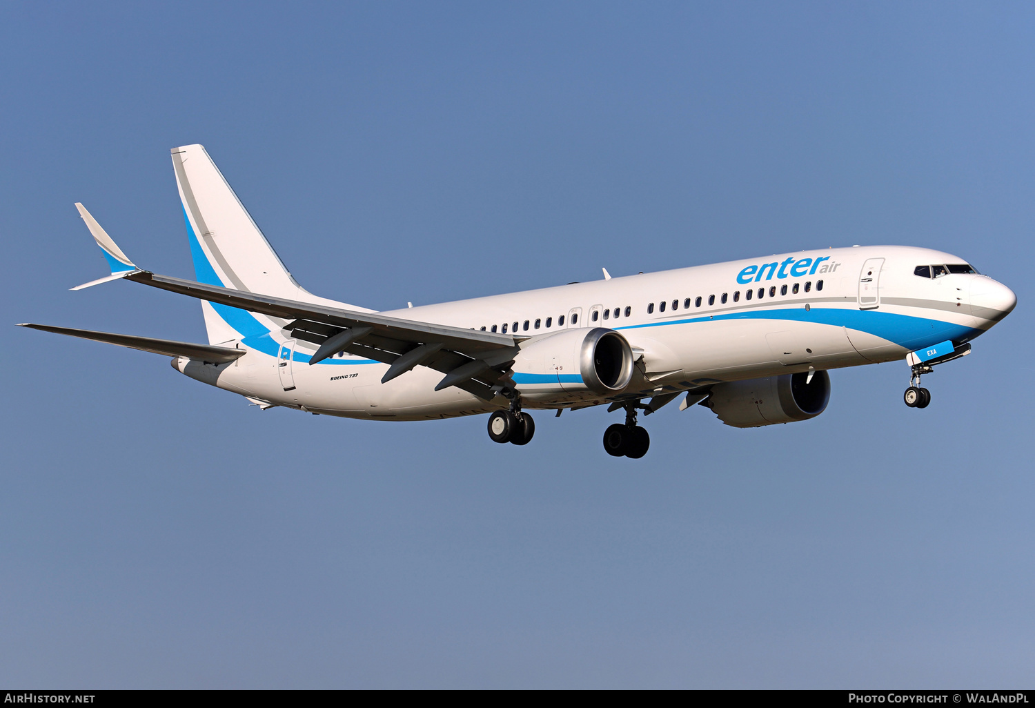 Aircraft Photo of SP-EXA | Boeing 737-8 Max 8 | Enter Air | AirHistory.net #433873