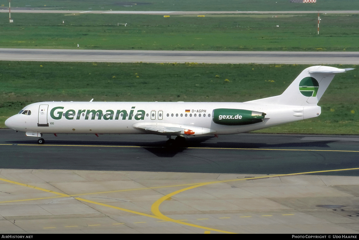 Aircraft Photo of D-AGPH | Fokker 100 (F28-0100) | Germania | AirHistory.net #433882