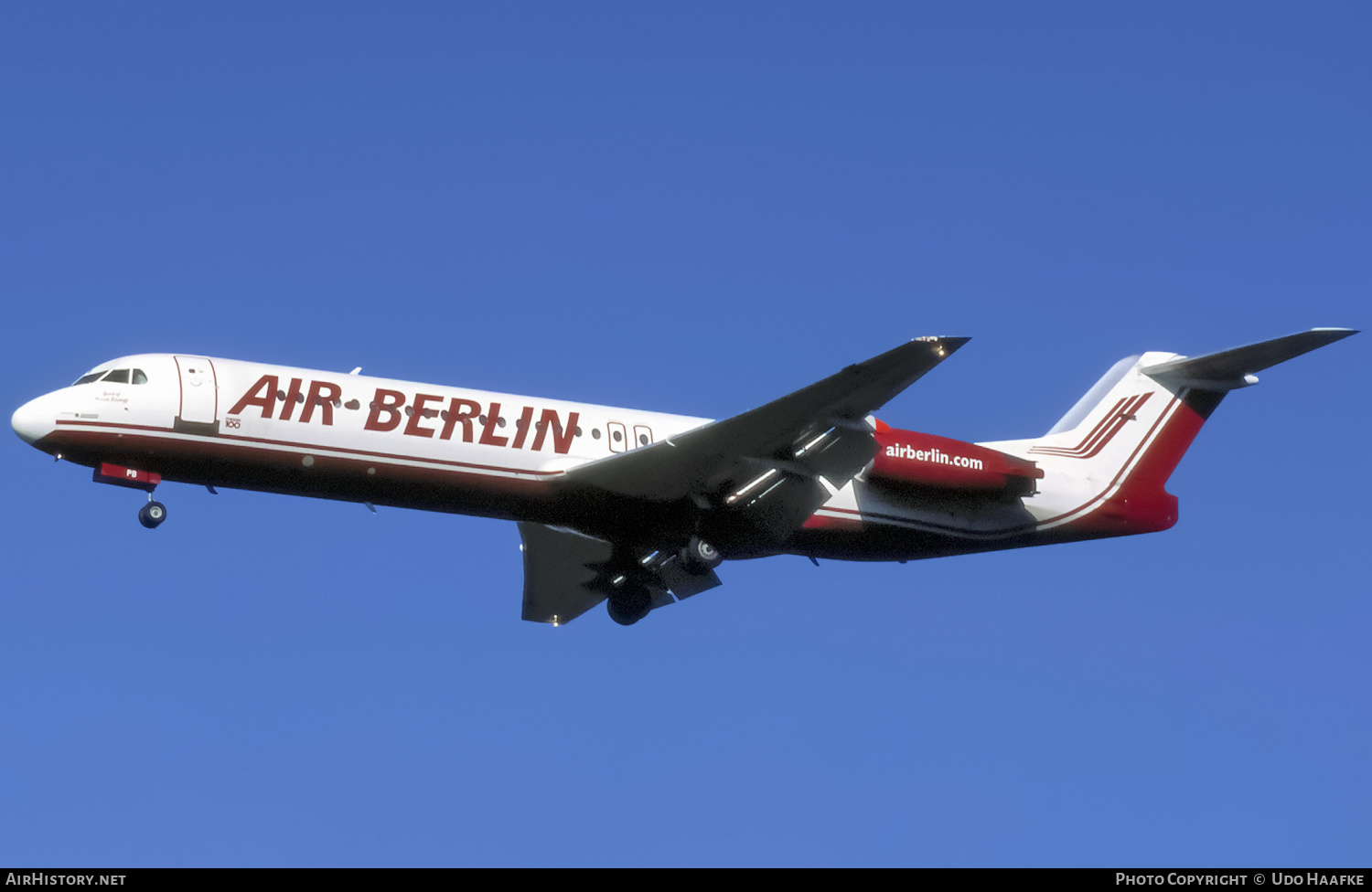 Aircraft Photo of D-AGPB | Fokker 100 (F28-0100) | Air Berlin | AirHistory.net #433885