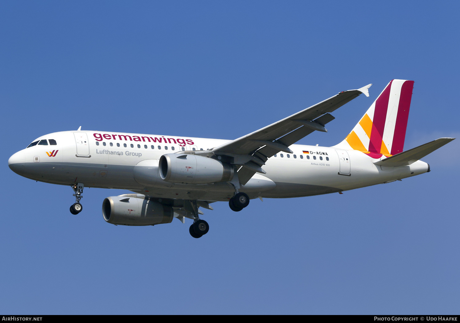 Aircraft Photo of D-AGWA | Airbus A319-132 | Germanwings | AirHistory.net #433886