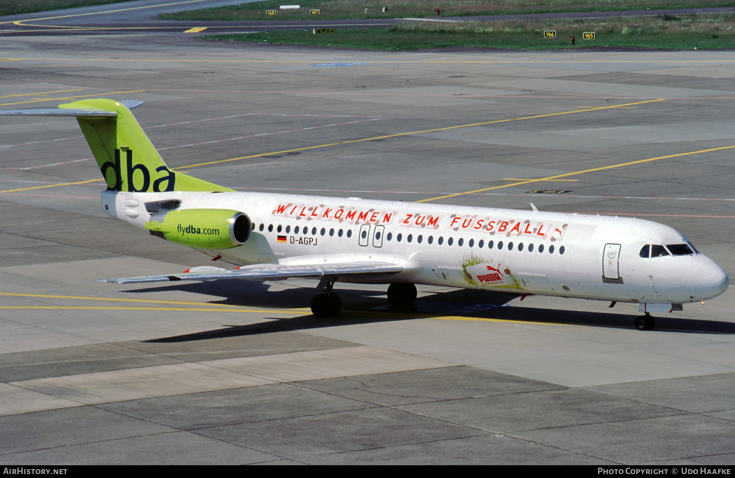 Aircraft Photo of D-AGPJ | Fokker 100 (F28-0100) | DBA - Deutsche BA | AirHistory.net #433890