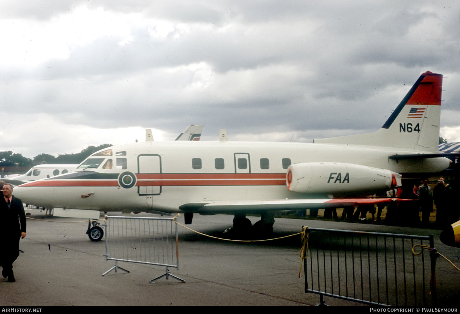 Aircraft Photo of N64 | North American Rockwell NA-380 Sabreliner 75A | FAA - Federal Aviation Administration | AirHistory.net #433905