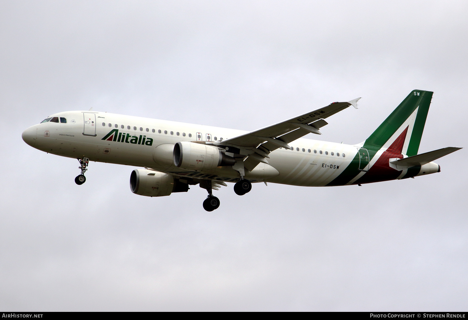 Aircraft Photo of EI-DSW | Airbus A320-216 | Alitalia | AirHistory.net #433923