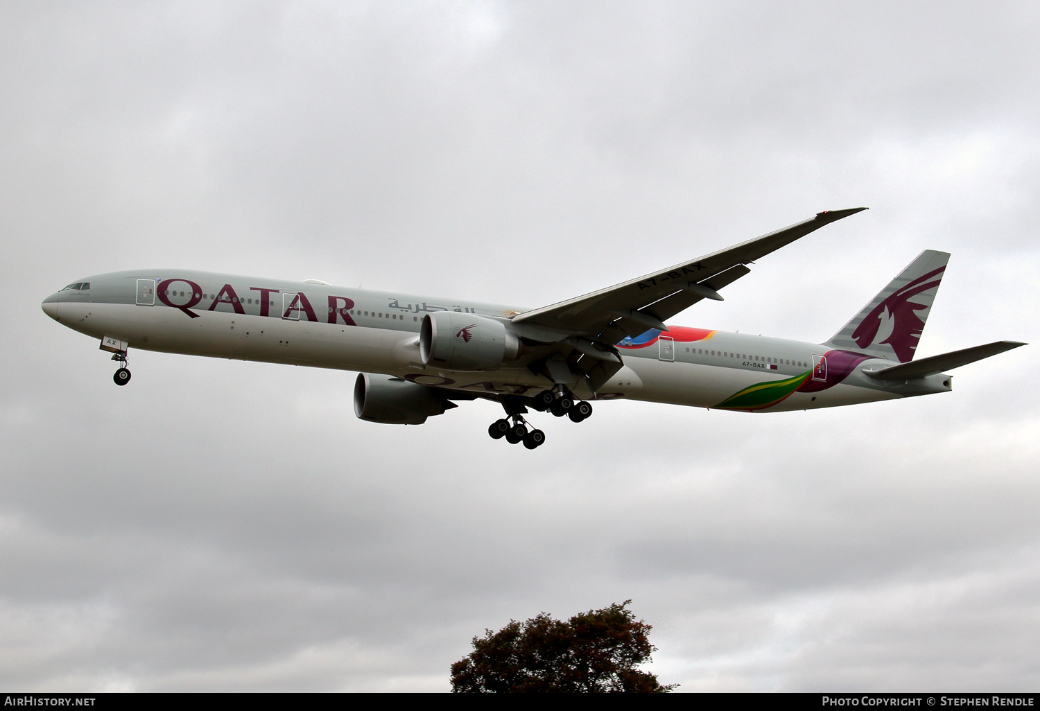 Aircraft Photo of A7-BAX | Boeing 777-3DZ/ER | Qatar Airways | AirHistory.net #433924
