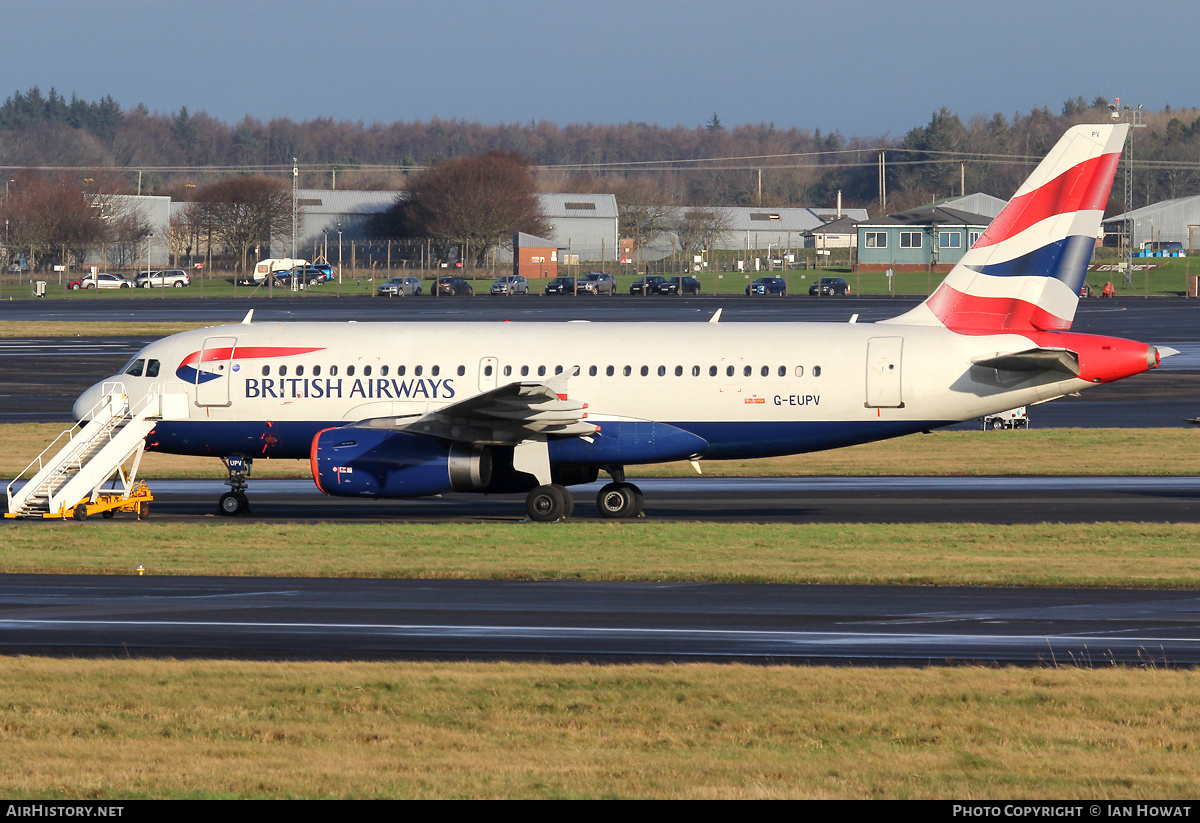 Aircraft Photo of G-EUPV | Airbus A319-131 | British Airways | AirHistory.net #433953