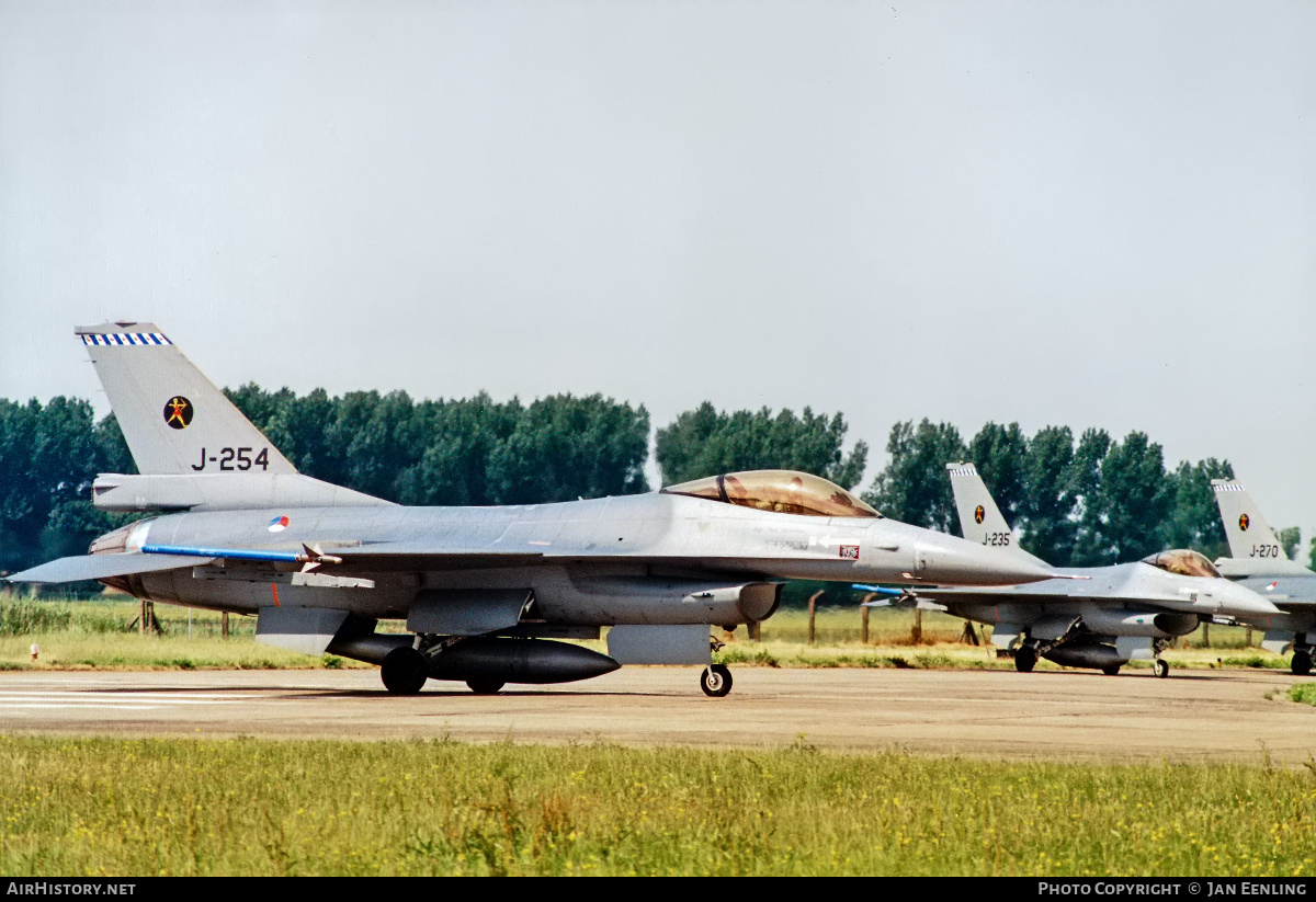 Aircraft Photo of J-254 | General Dynamics F-16A Fighting Falcon | Netherlands - Air Force | AirHistory.net #433963