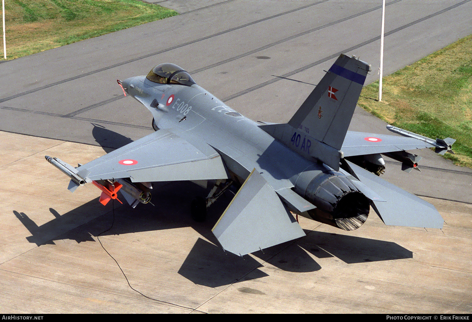 Aircraft Photo of E-008 | General Dynamics F-16A Fighting Falcon | Denmark - Air Force | AirHistory.net #433981
