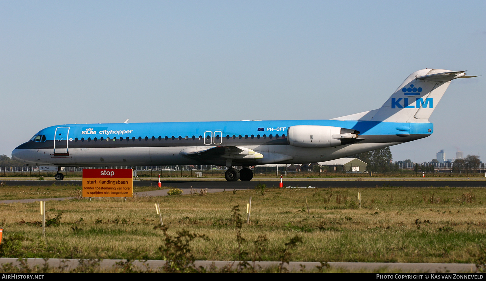 Aircraft Photo of PH-OFF | Fokker 100 (F28-0100) | KLM Cityhopper | AirHistory.net #433998