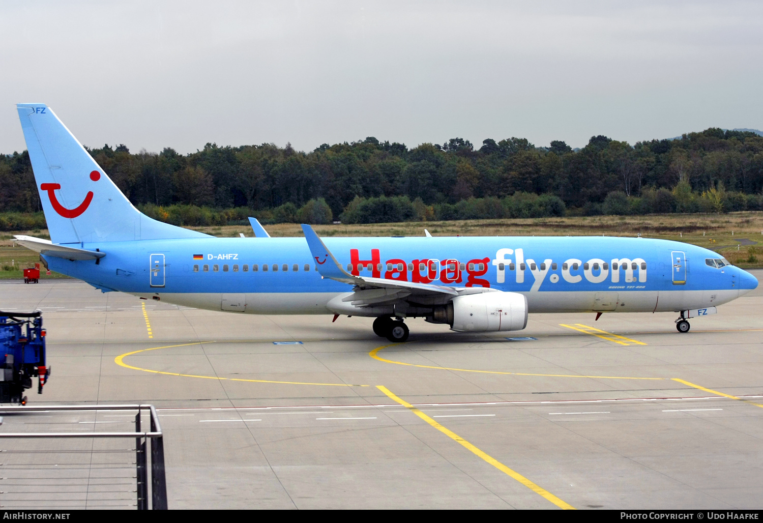 Aircraft Photo of D-AHFZ | Boeing 737-8K5 | Hapagfly | AirHistory.net #434015