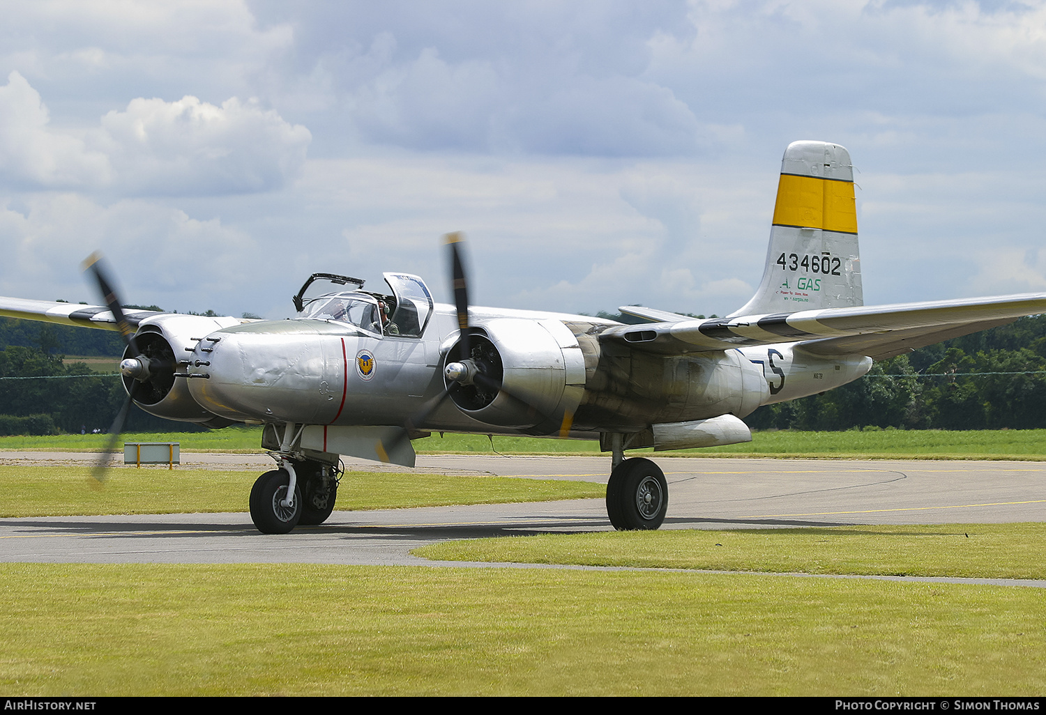 Aircraft Photo of N167B / 434602 | Douglas A-26B Invader | Scandinavian Historic Flight | USA - Air Force | AirHistory.net #434040