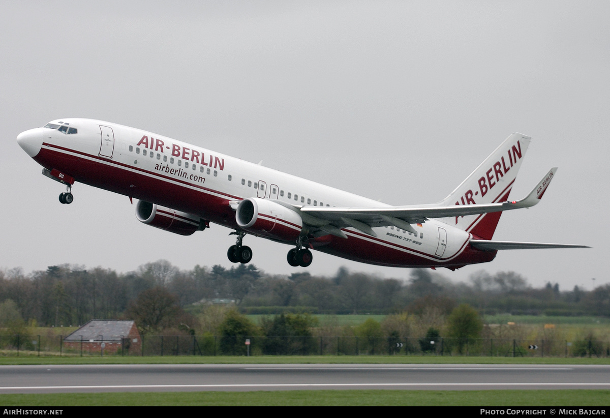 Aircraft Photo of D-ABBG | Boeing 737-86J | Air Berlin | AirHistory.net #434045