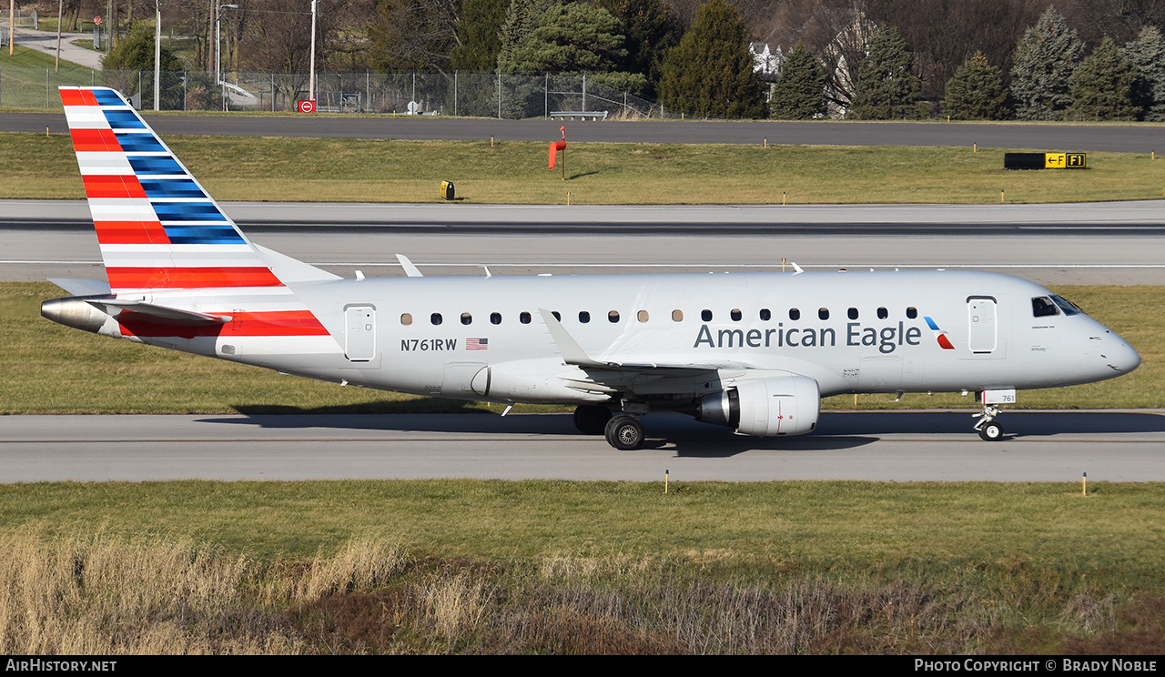 Aircraft Photo of N761RW | Embraer 170STD (ERJ-170-100STD) | American Eagle | AirHistory.net #434051