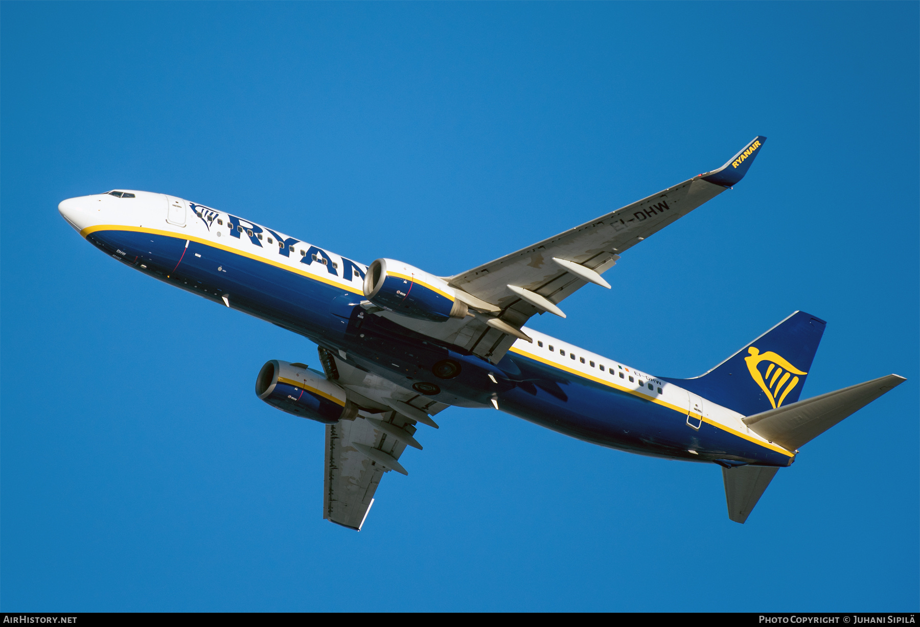 Aircraft Photo of EI-DHW | Boeing 737-8AS | Ryanair | AirHistory.net #434056