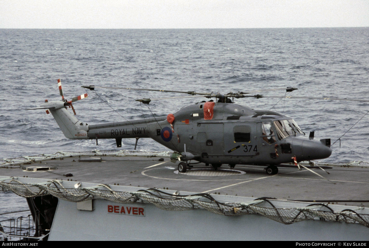 Aircraft Photo of XZ719 | Westland WG-13 Lynx HAS3S | UK - Navy | AirHistory.net #434063