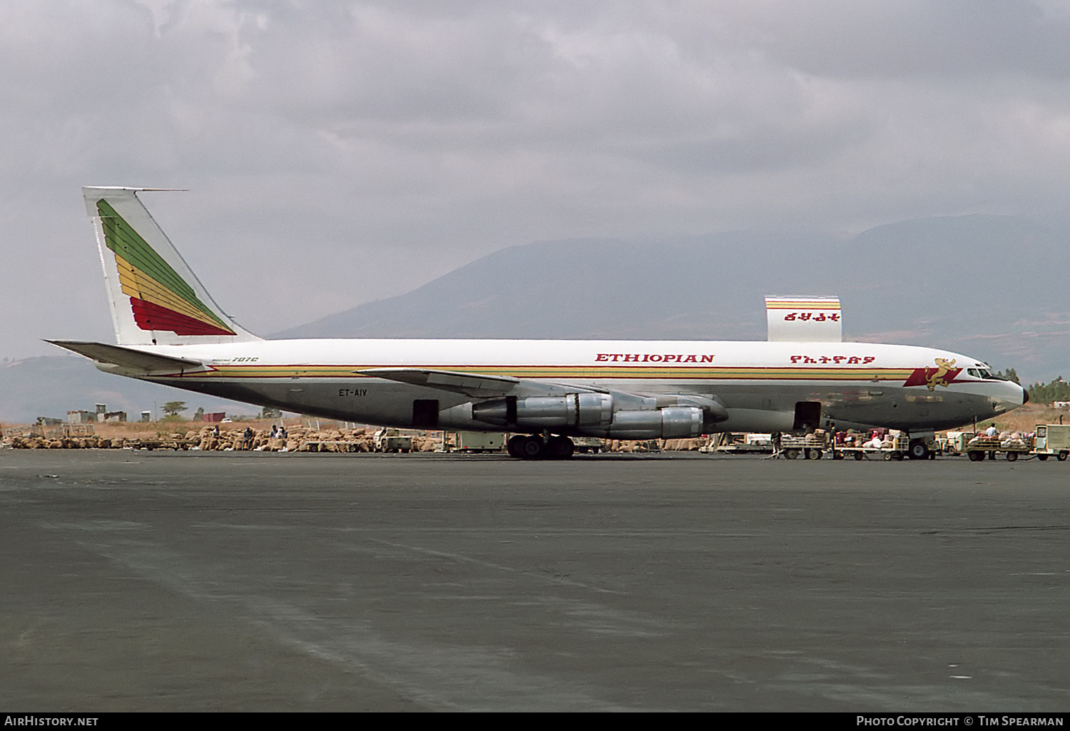 Aircraft Photo of ET-AIV | Boeing 707-327C | Ethiopian Airlines Cargo | AirHistory.net #434065