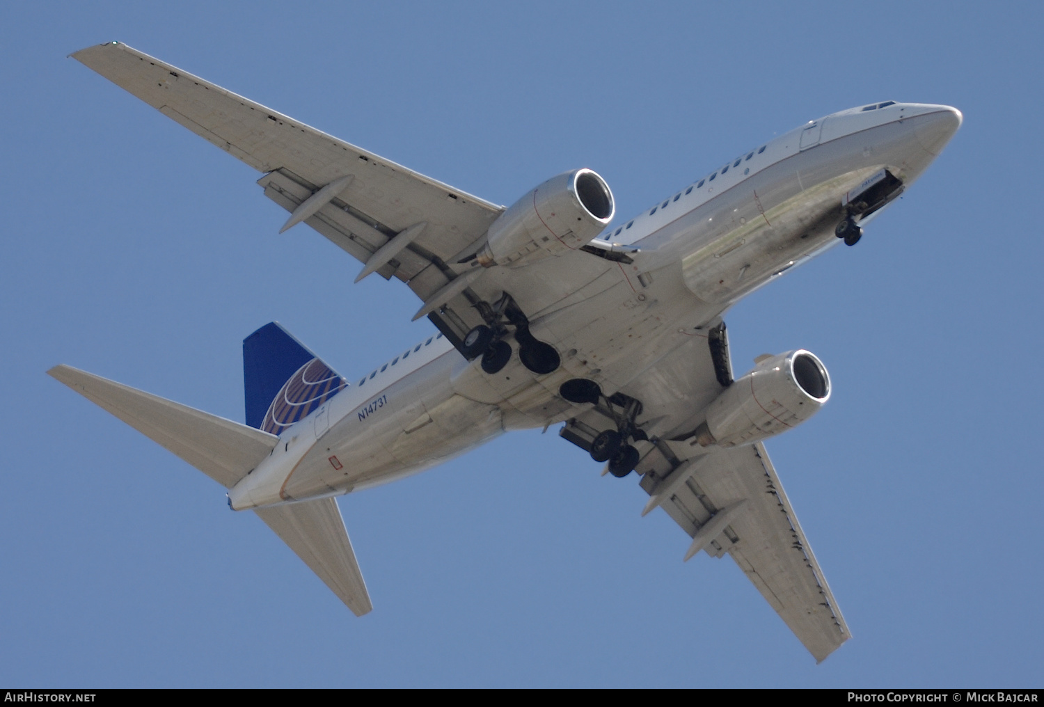 Aircraft Photo of N14731 | Boeing 737-724 | Continental Airlines | AirHistory.net #434066