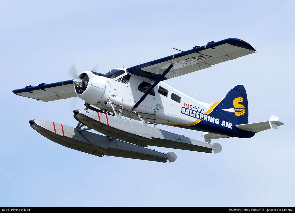 Aircraft Photo of C-FAXI | De Havilland Canada DHC-2 Beaver Mk.1 | Saltspring Air | AirHistory.net #434105